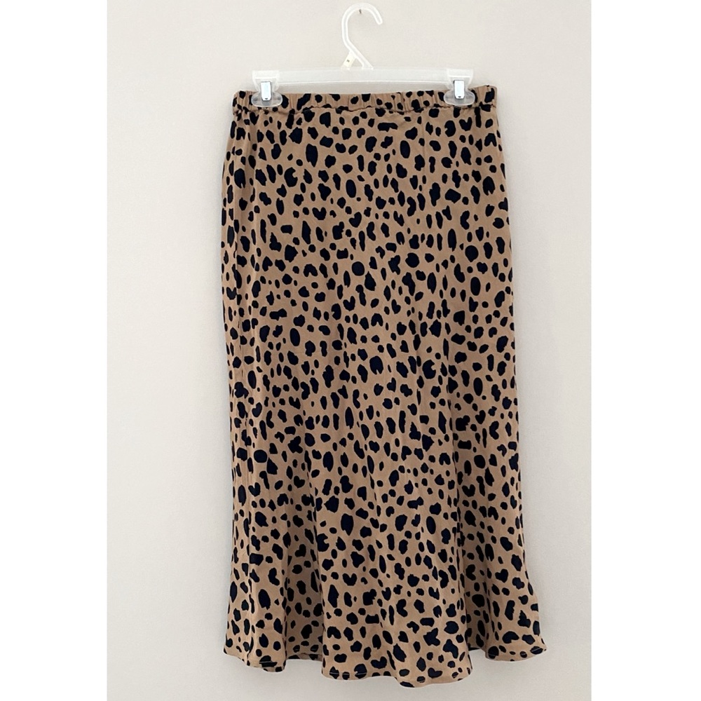 Gap midi skirt with cheetah print